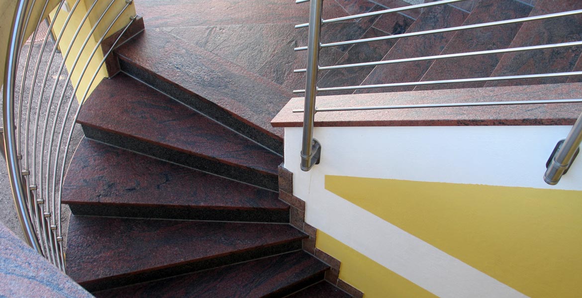 Stufenplatten Travertin Caribbean